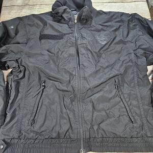 5.11 Tactical Series Jacket Mens Large Full Zip Heavy Thick Jacket Black *READ*